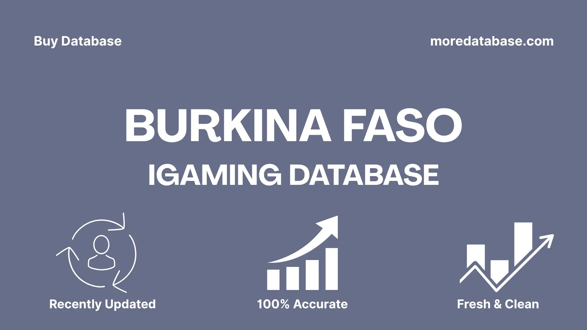 Burkina Faso iGaming Database 1 Million Package